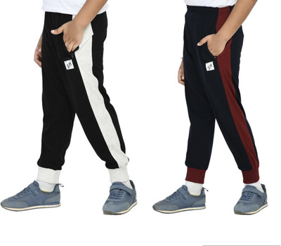 ShopMore Track Pant For Boys(Blue, Pack of 2)