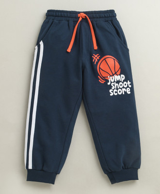 BUMZEE Track Pant For Boys(Dark Blue, Pack of 1)