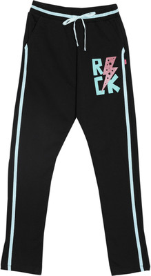 Dixcy Slimz Track Pant For Girls(Black, Pack of 1)