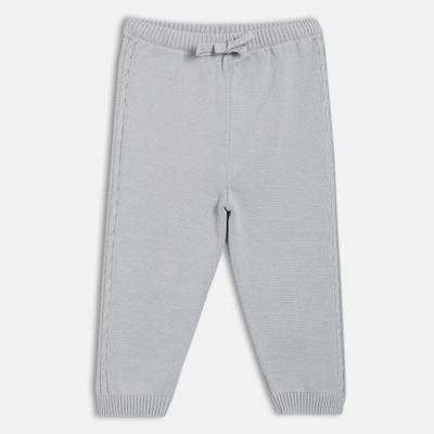 MINI KLUB Track Pant For Baby Boys(Grey, Pack of 1)
