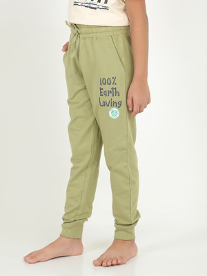 Reborn Track Pant For Boys(Light Green, Pack of 1)