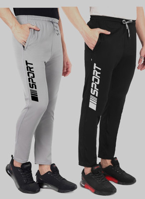 Vought Vick Track Pant For Boys & Girls(Grey, Black, Pack of 2)