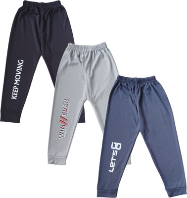 HouseOfCommon Track Pant For Boys & Girls(Multicolor, Pack of 3)