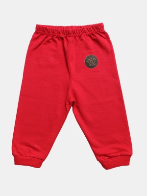 Ago Track Pant For Baby Boys & Baby Girls(Red, Pack of 1)