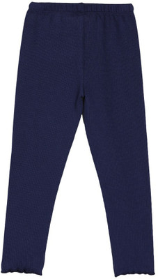 MINI KLUB Track Pant For Girls(Dark Blue, Pack of 1)