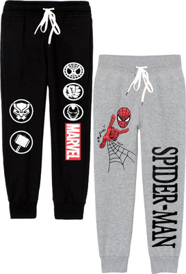 MARVEL BY MISS & CHIEF Track Pant For Boys(Multicolor, Pack of 2)