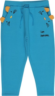 BodyCare Track Pant For Baby Girls(Blue, Pack of 1)
