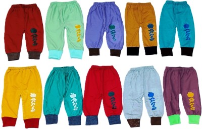 bangaa Track Pant For Baby Boys & Baby Girls(Multicolor, Pack of 10)