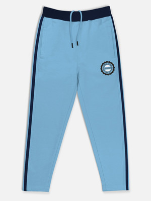 Hellcat Track Pant For Boys(Light Blue, Pack of 1)