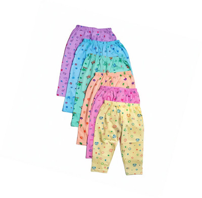 SAMWAR Track Pant For Baby Boys & Baby Girls(Multicolor, Pack of 6)