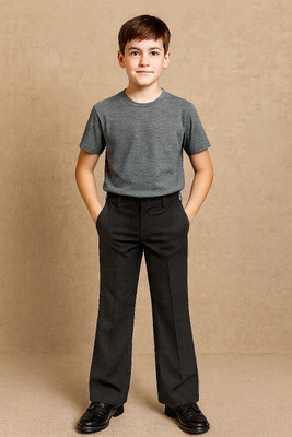 GOLDNEST Track Pant For Boys(Black, Pack of 1)