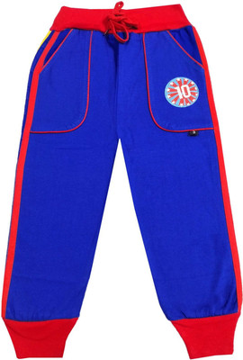 KAYU Track Pant For Boys(Blue, Pack of 1)