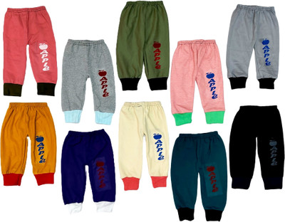 bangaa Track Pant For Boys & Girls(Multicolor, Pack of 10)