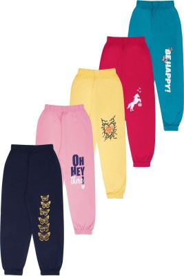 FAZZA Track Pant For Girls(Multicolor, Pack of 5)