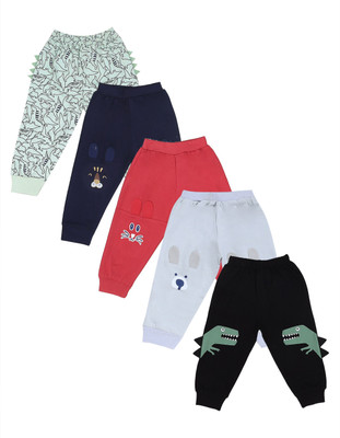 happiee bears Track Pant For Baby Boys(Multicolor, Pack of 5)