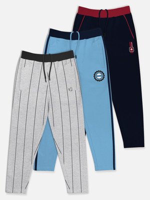 Hellcat Track Pant For Boys(Blue, Pack of 3)