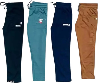 Sajao Creation Track Pant For Boys & Girls(Multicolor, Pack of 4)