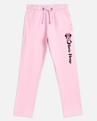 kidsville Track Pant For Girls(Pink, Pack of 1)