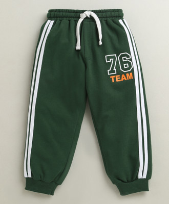 BUMZEE Track Pant For Boys(Green, Pack of 1)