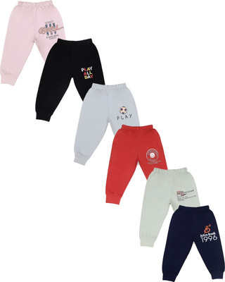 happiee bears Track Pant For Baby Boys(Multicolor, Pack of 6)