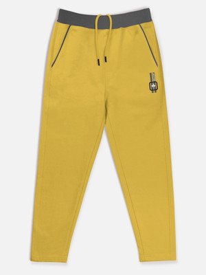 Hellcat Track Pant For Boys(Yellow, Pack of 1)