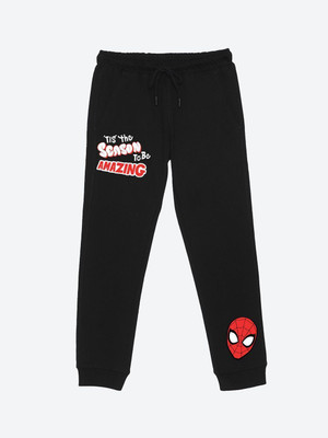 WYM TREND Track Pant For Boys(Black, Pack of 1)
