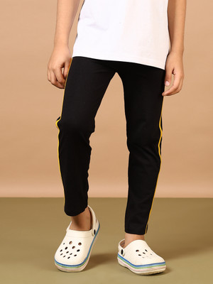 V-MART Track Pant For Boys(Black, Pack of 1)