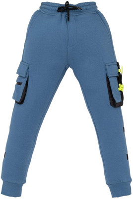 Status Quo Track Pant For Boys(Blue, Pack of 1)