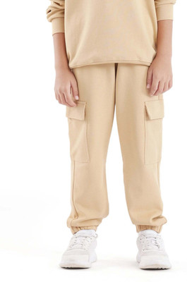 Rare Ones Track Pant For Boys(Yellow, Pack of 1)