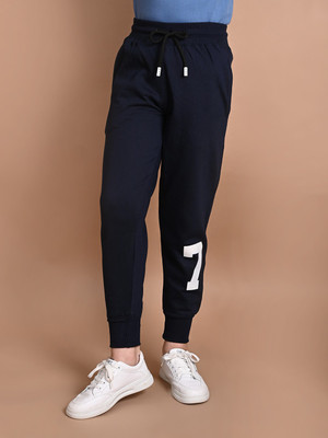Lilpicks Track Pant For Boys(Dark Blue, Pack of 1)