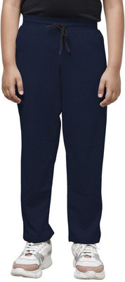 KAYU Track Pant For Boys(Dark Blue, Pack of 1)