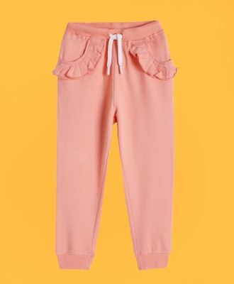 anthrilo Track Pant For Baby Girls(Pink, Pack of 1)