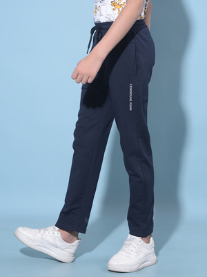 CRIMSOUNE CLUB Track Pant For Boys(Dark Blue, Pack of 1)