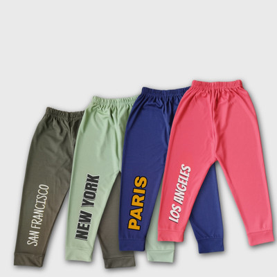 royalgarments Track Pant For Baby Boys & Baby Girls(Multicolor, Pack of 4)