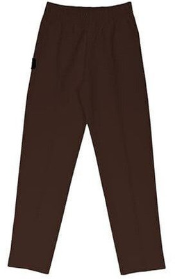 Nik and Knit Track Pant For Girls(Brown, Pack of 1)