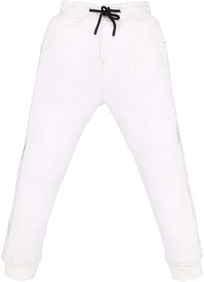 Status Quo Track Pant For Boys(White, Pack of 1)