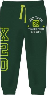 x2o Track Pant For Boys(Green, Pack of 1)