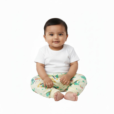 Babywish Track Pant For Baby Boys & Baby Girls(Yellow, Pack of 1)