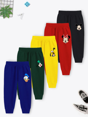 DISNEY BY MISS & CHIEF Track Pant For Boys & Girls(Multicolor, Pack of 5)