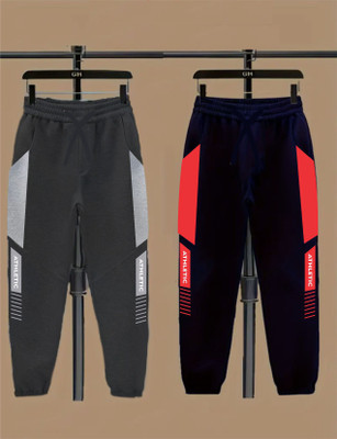 SOUTHTREE Track Pant For Boys(Multicolor, Grey, Pack of 2)