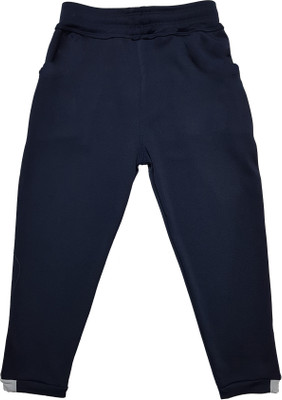 Star Lath Track Pant For Boys(Black, Pack of 1)