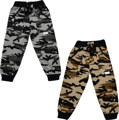 apnidukan fashion Track Pant For Boys(Brown, Pack of 2)