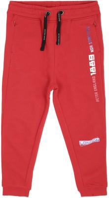 PETER ENGLAND Track Pant For Girls(Red, Pack of 1)