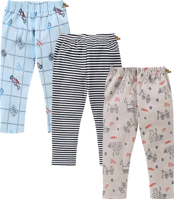 KidBee Track Pant For Baby Boys(Multicolor, Pack of 3)