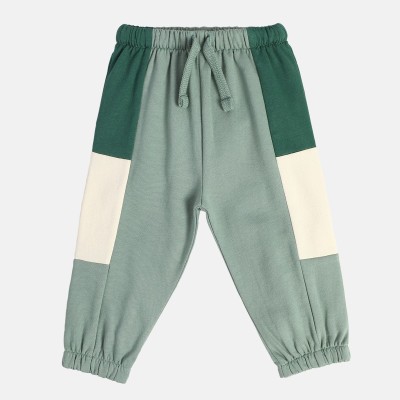 MINI KLUB Track Pant For Baby Boys(Green, Pack of 1)