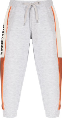 Plum Tree Track Pant For Boys(Grey, Pack of 1)