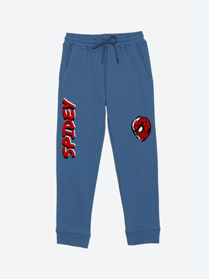 YK Marvel Track Pant For Boys(Blue, Pack of 1)