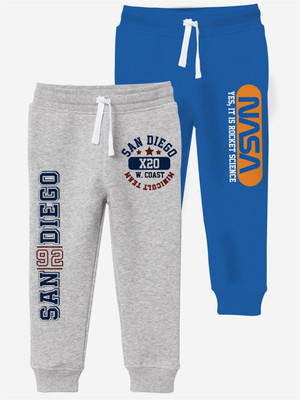 x2o Track Pant For Boys(Grey, Pack of 2)