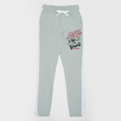 Pantaloons Junior Track Pant For Boys(Grey, Pack of 1)