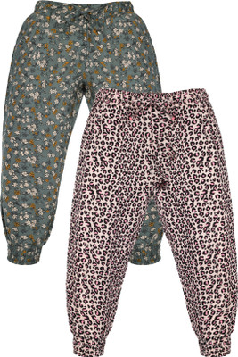 Plum Tree Track Pant For Girls(Multicolor, Pack of 2)